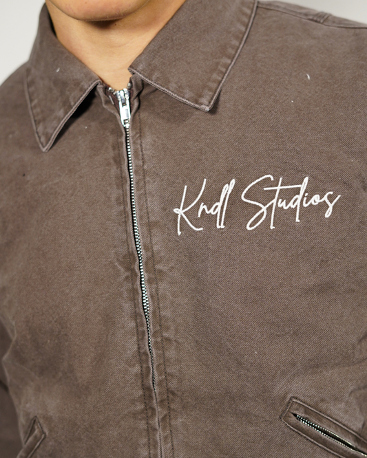 Kndl Brown Denim Jacket