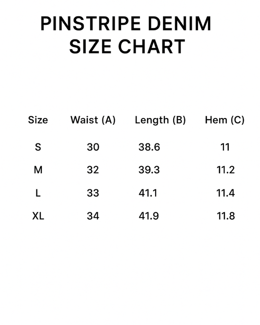 Kndl Pinestripe Denims