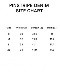 Kndl Pinestripe Denims