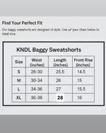 "KNDL" Baggy Sweatshorts