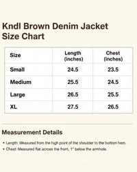 Kndl Brown Denim Jacket